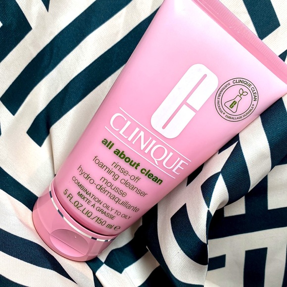 Clinique Other - NWT LG 5oz 150 ml ALL ABOUT CLEAN FOAMING CLEANSER COMBO TO OILY SKIN ONE TUBE